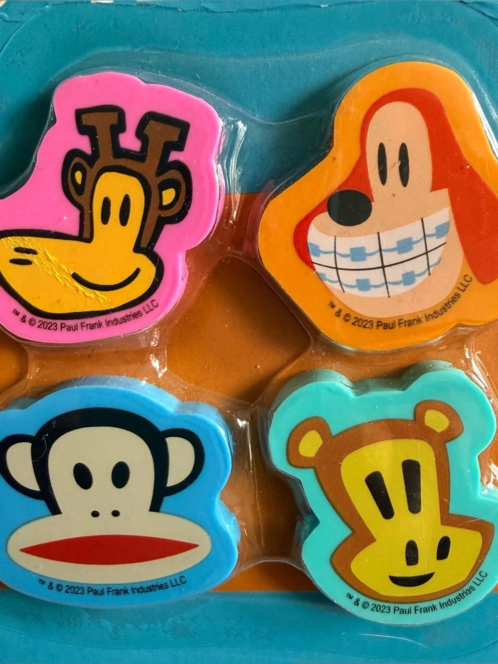 New! Paul Frank bundle of 3- 4pk. Erasers